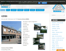 Tablet Screenshot of ceramicamimma.it